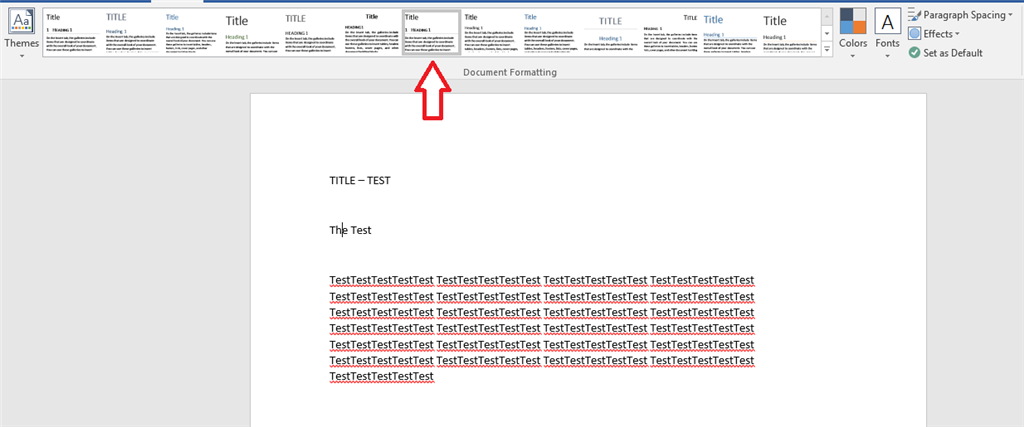 Word Design tab titels not working? - Microsoft Q&A