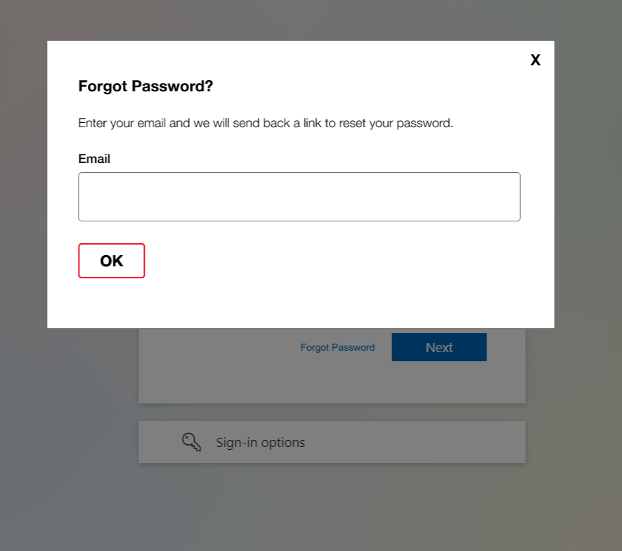 Forgot Password?