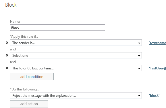 Exchange Online rules not working as expected - Microsoft Q&A