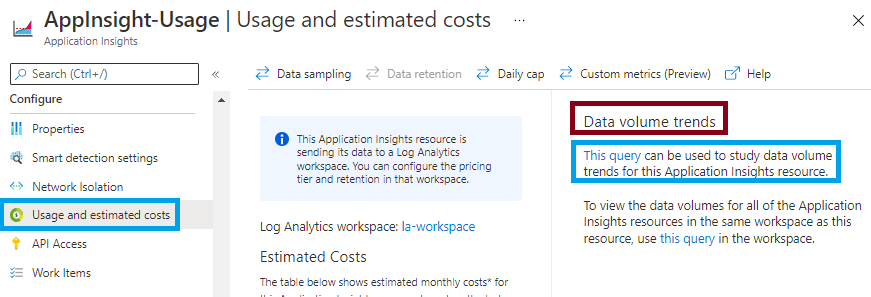 Seeing data transfer information in Application Insights - Microsoft Q&A