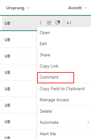 Comments in SharePoint list - Microsoft Q&A