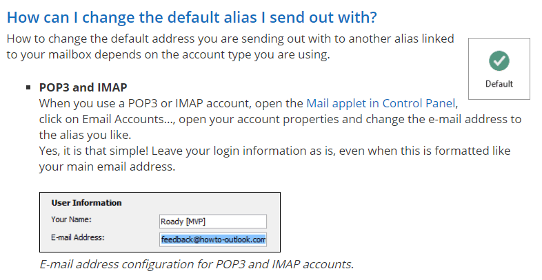 Setting an Alternate Email Address - Microsoft Q&A