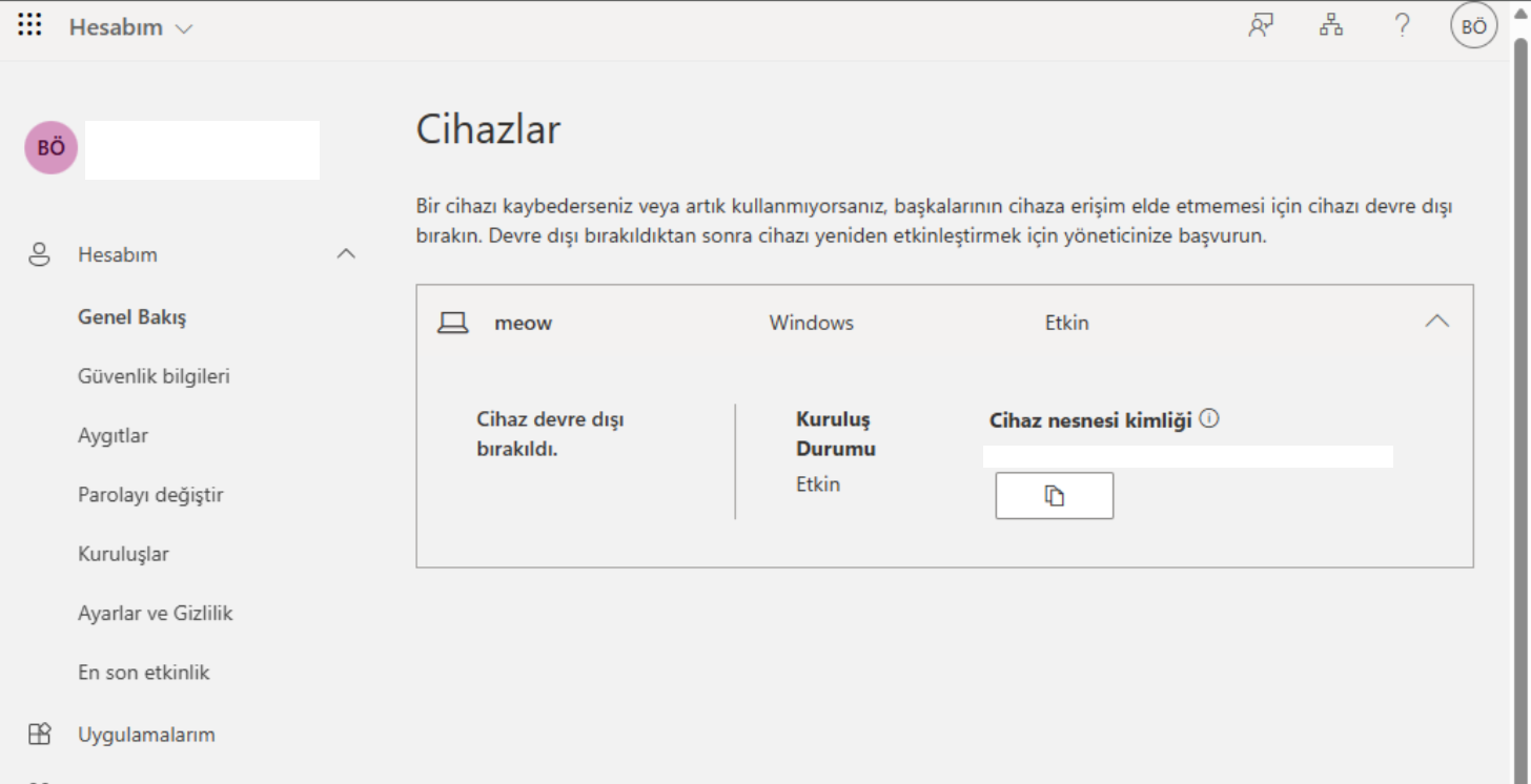 Kullanıcının resmi