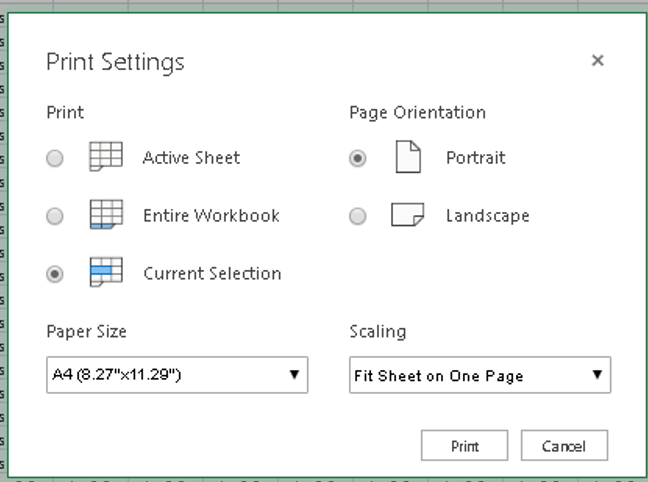 When printing excel spreadsheet, left side is cut off. - Microsoft Q&A