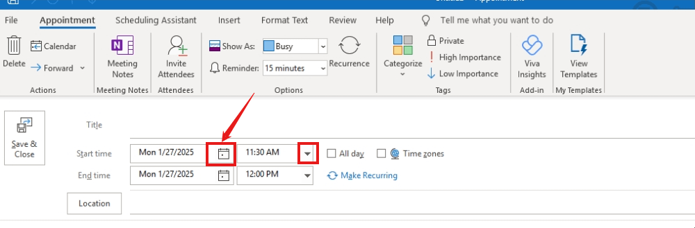 Cannot Set the Time for a New Meeting - Microsoft Q&A