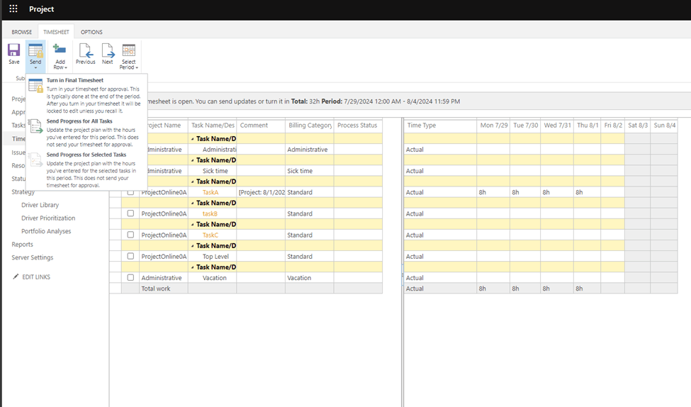 Tasks for Microsoft Project Desktop are not syncing with Microsoft ...