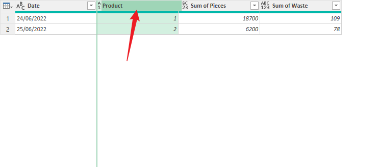Merging rows using power query? - Microsoft Q&A