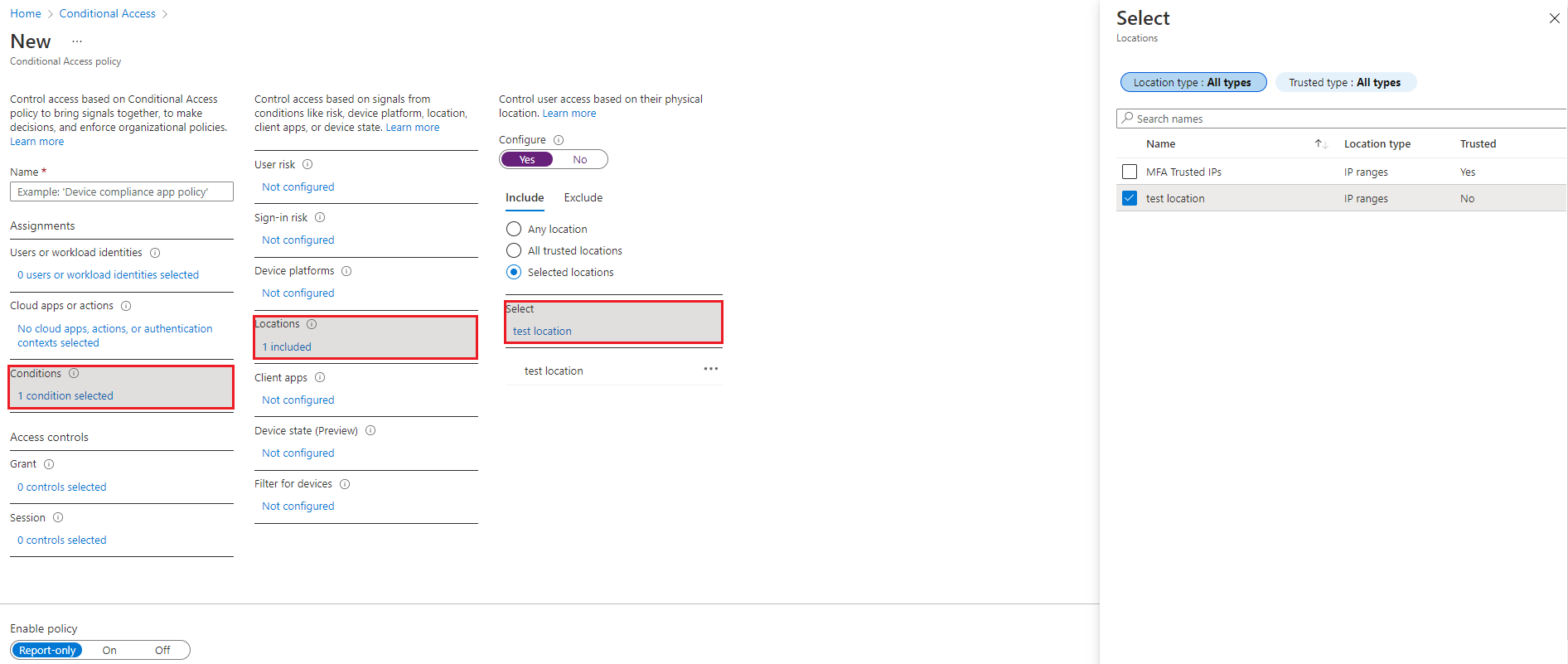 Azure AD Condition Access - Restrict Network Location for SharePoint ...