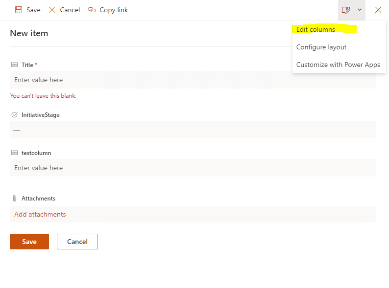 Fields show in a SharePoint list based on multiple options within ...