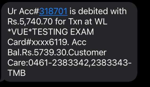 I have not received any mail for the confirmation and the slot was not ...