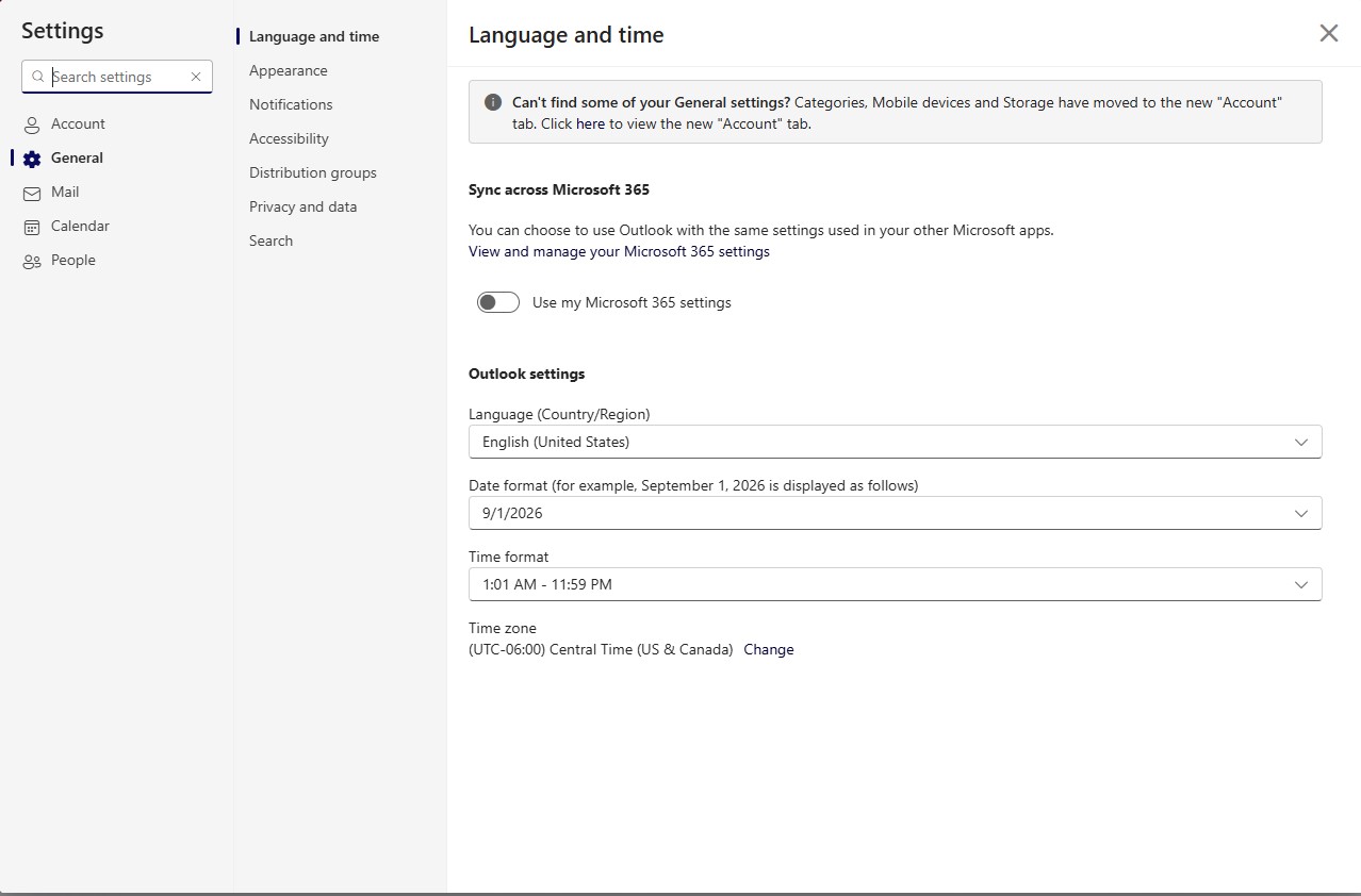 Microsoft Bookings using Central Time end up scheduled for Pacific Time ...