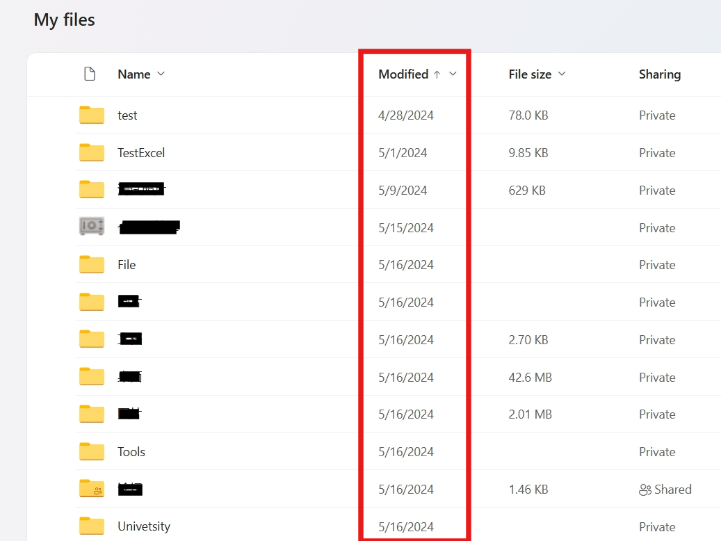 onedrive-sort-by-modified-does-not-work-how-can-this-be-fixed