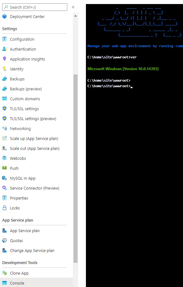 Is it possible to see the version of WIndows that an App Service Plan ...