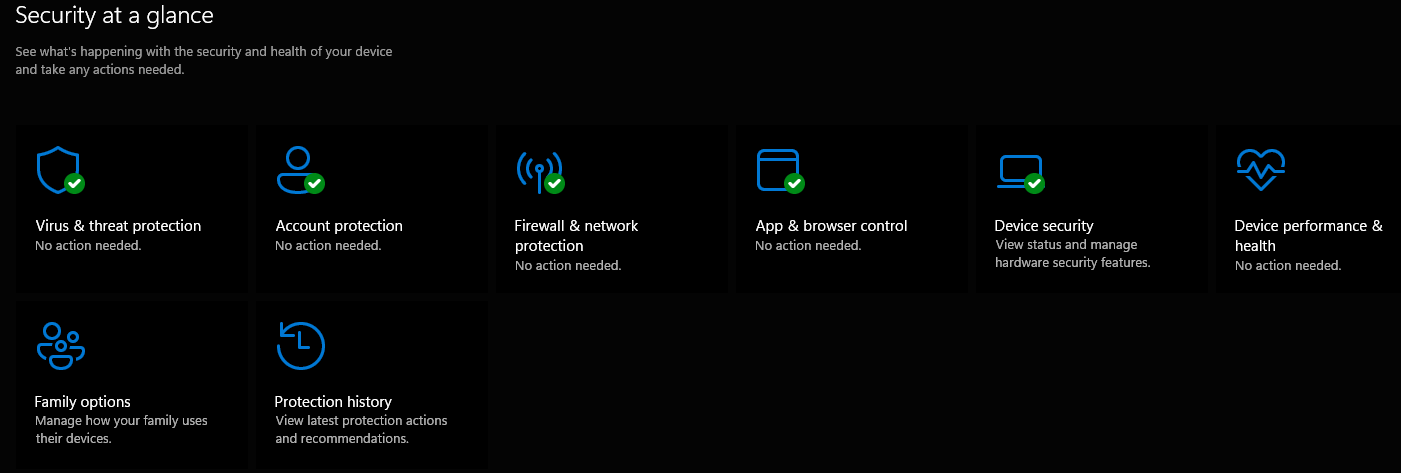 Windows Security - Actions needed only in system tray. - Microsoft Q&A