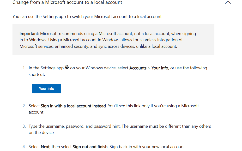 Unlinking device from Microsoft Account - Microsoft Q&A