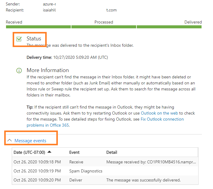Email Forwarding: Undeliverable Message - Microsoft Q&A