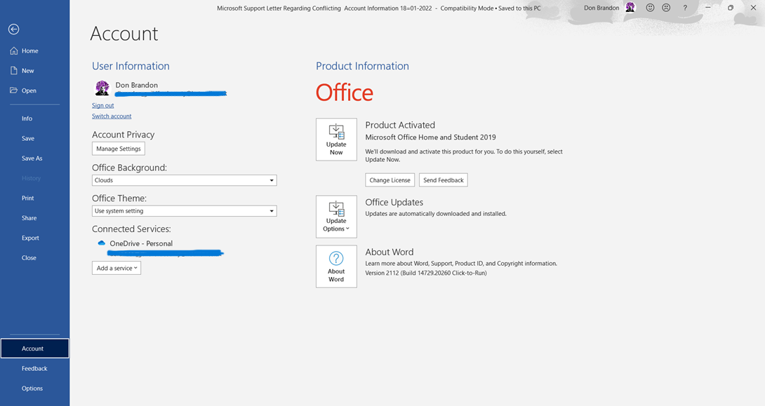 Problems installing Office 2021 Professional (windows 11) on new 