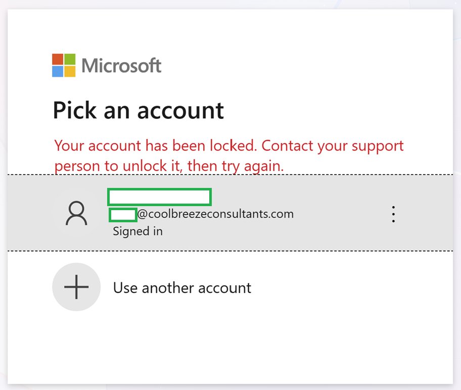 My Microsoft Account is locked. - Microsoft Q&A