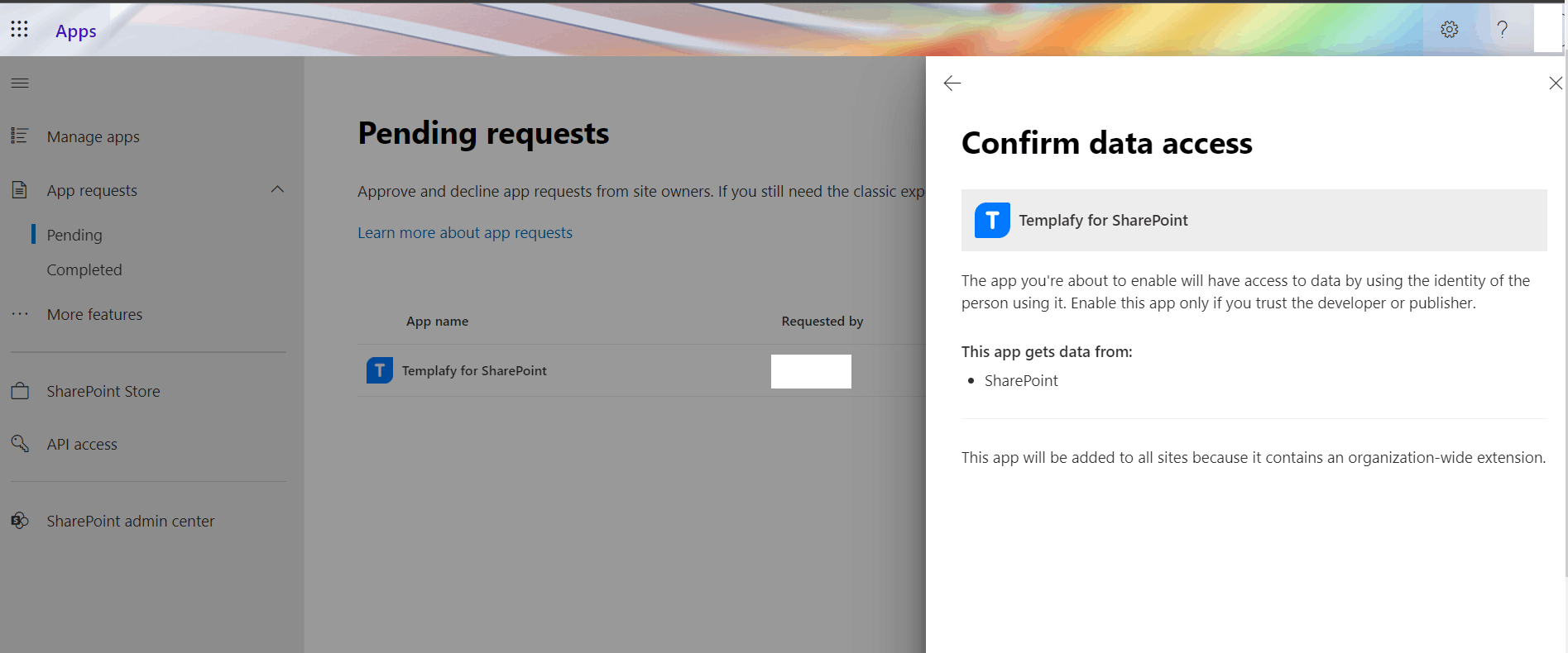 SharePoint Apps for All sites/ specific site not working - Microsoft Q&A