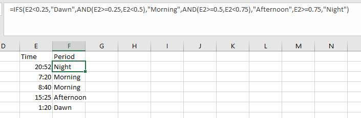 How do I sort time of day relative to time in Excel? - Microsoft Q&A