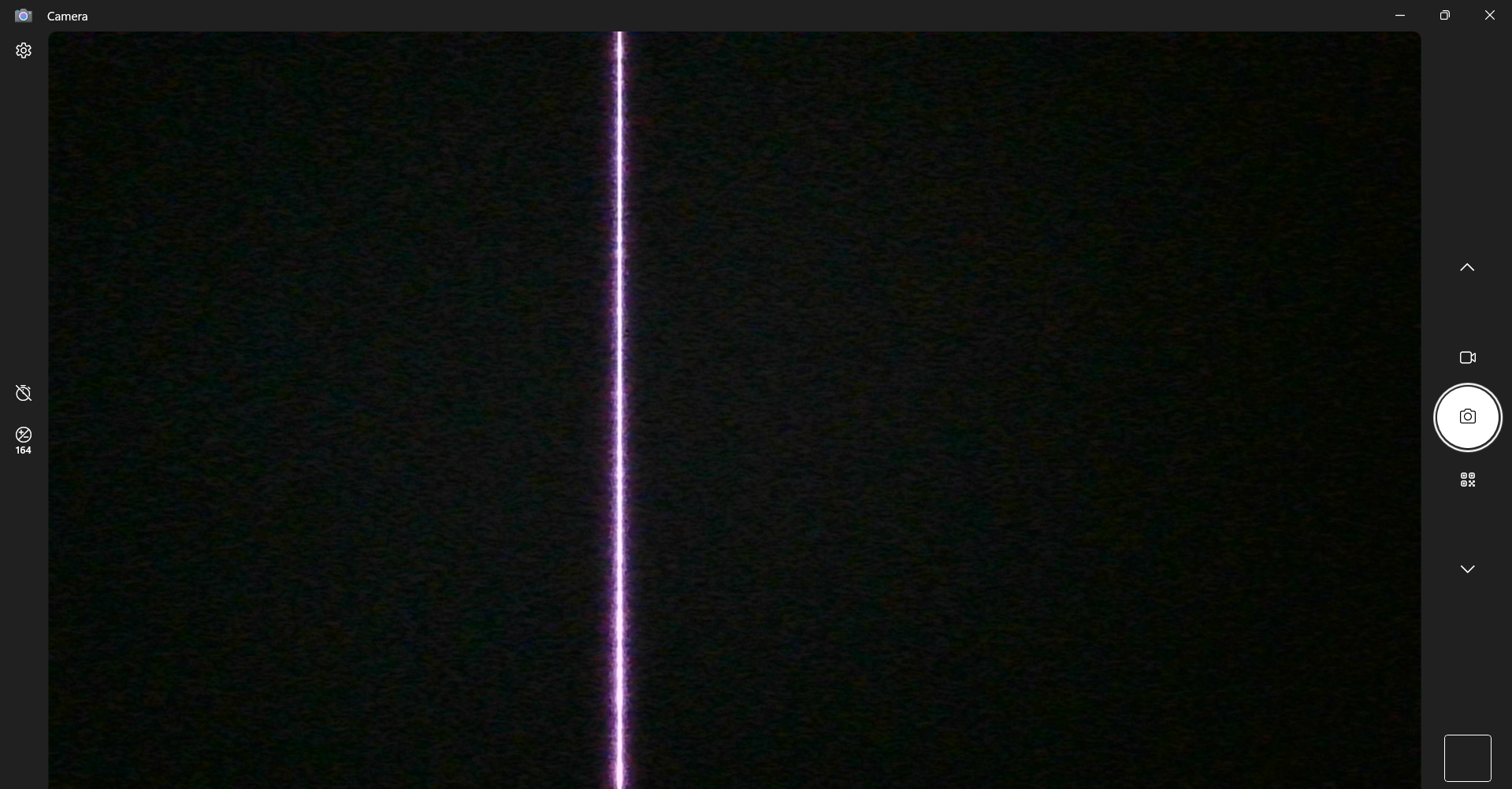 The webcam on my laptop displays a purple line. I have already updated ...