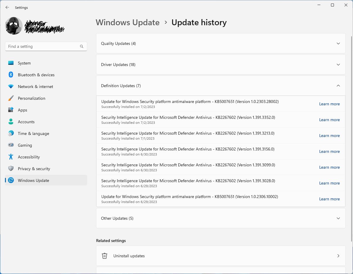 Windows update keeps showing it's installing the same update that's ...