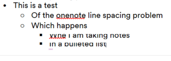 OneNote line spacing changes while typing - Microsoft Q&A