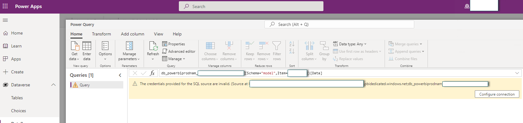 Power Platform Dataflows Connecting to DataMarts - Microsoft Q&A
