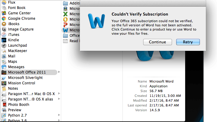 With Mac OS 10.9.5 what version of Office can I use? - Microsoft Q&A