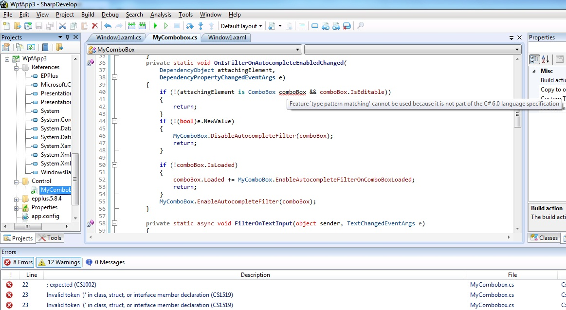 How to make a combo box have a feature like suggest append in WPF ...