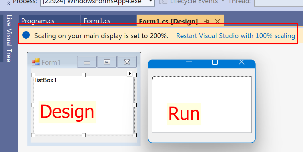 Screen Format How can I adjust the display scale of the Form according to the screen ...