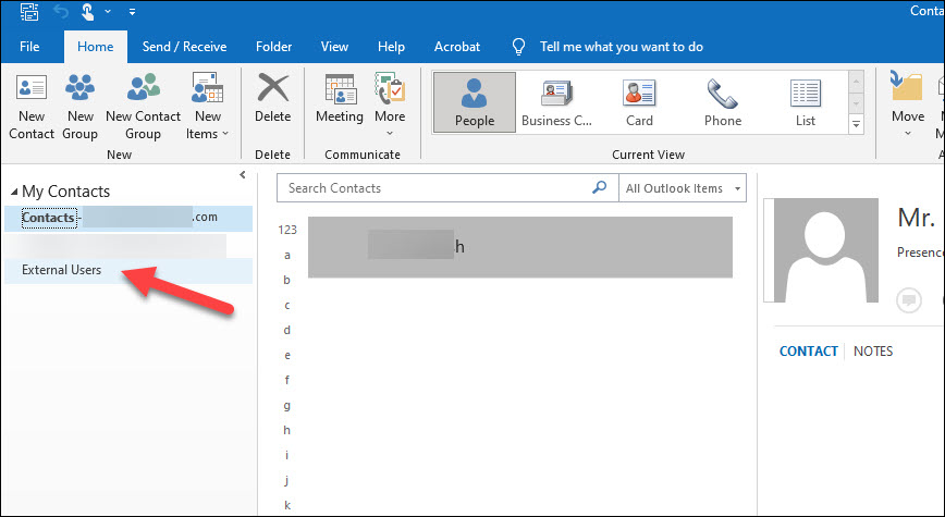 How to Add Contacts to Address Book in Outlook - Office 365 