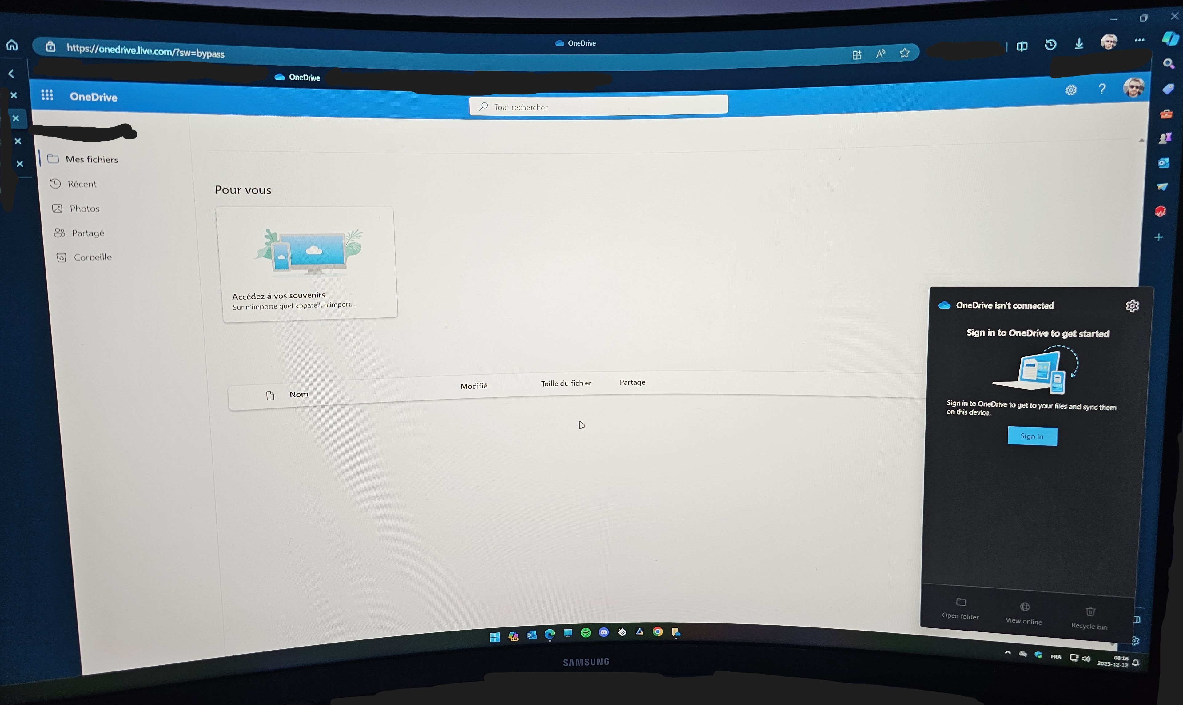 One drive is stuck on signing in for weeks now - Microsoft Q&A