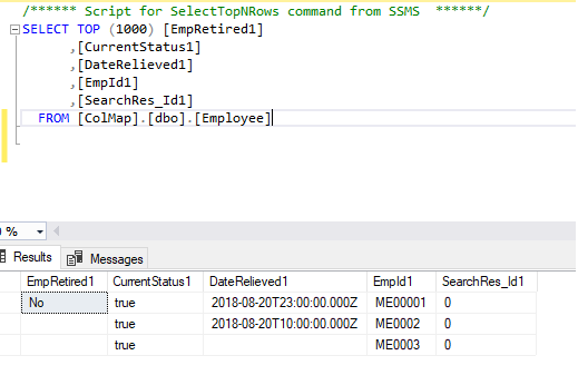 How to copying data from source to destination if different column in ...