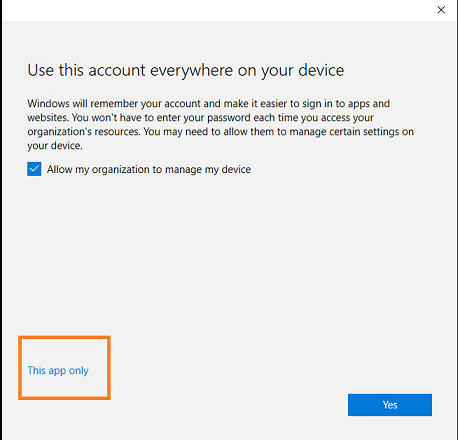 Office 365 sign in issue for windows 11 with university