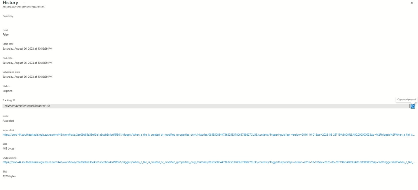 Azure Logic Apps get skipped when running - Microsoft Q&A