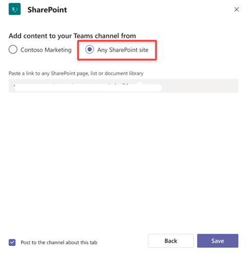 Adding a Sharepoint page to a private Teams Channel - Microsoft Q&A