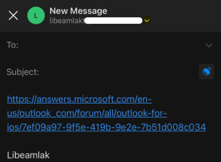 Outlook for iOS - Microsoft Q&A