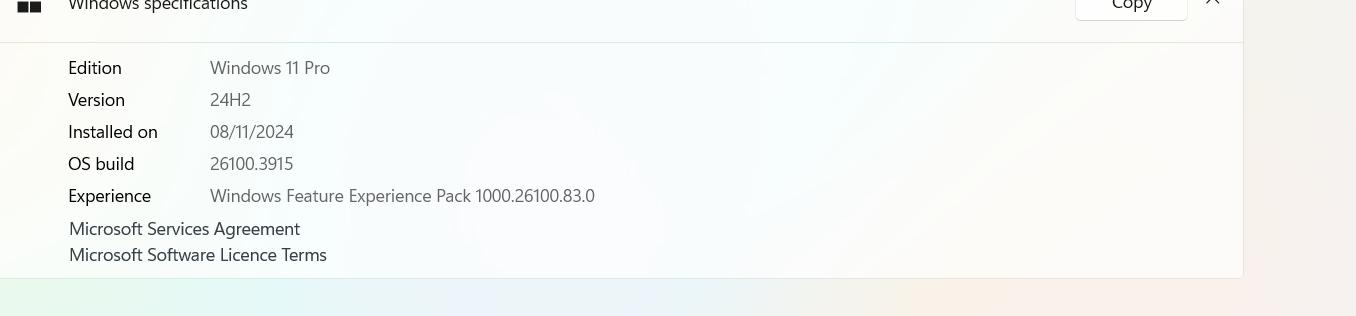 Windows 11 24 H2 unable to install updates - Microsoft Q&A