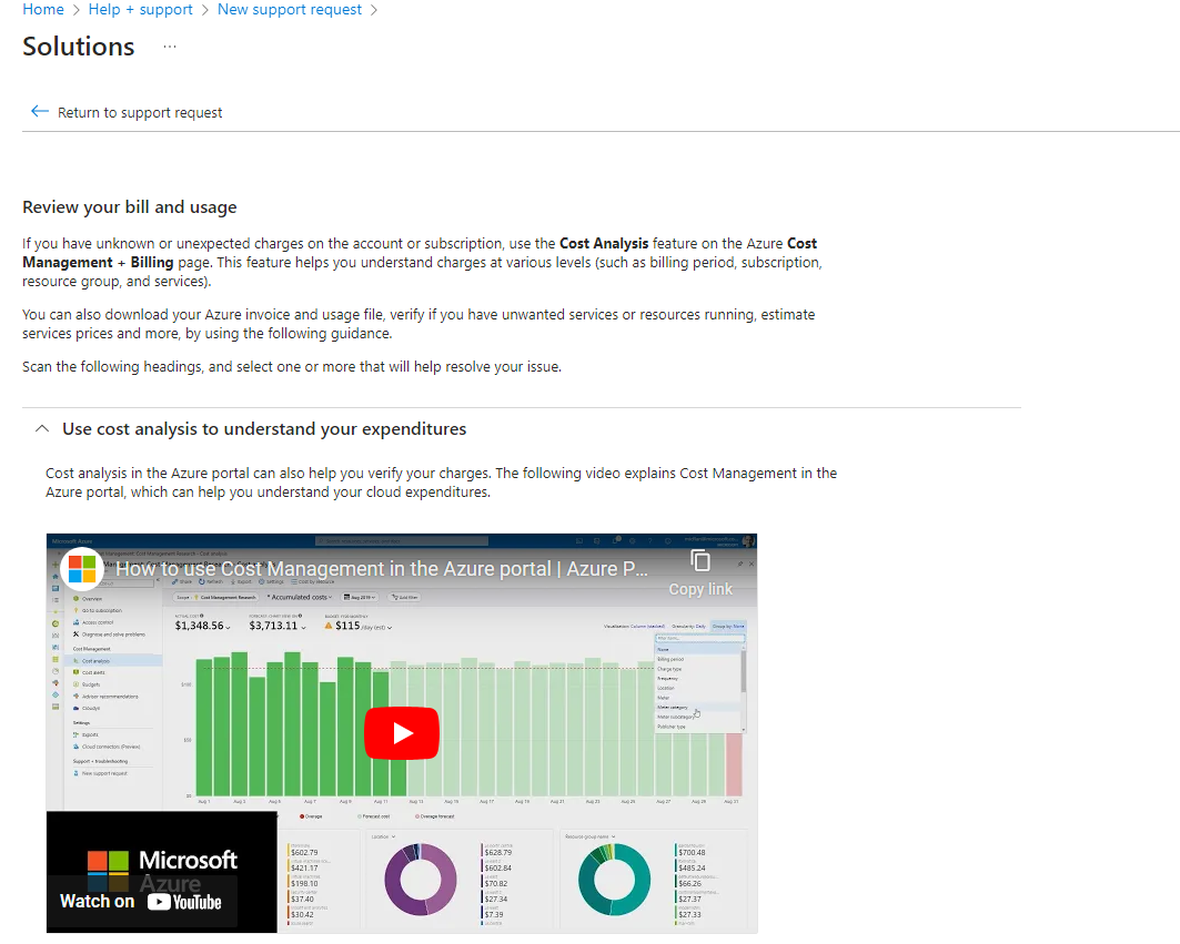Inquiry Regarding Continued Billing from Microsoft Azure - Microsoft Q&A