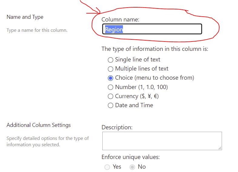 How To Change Column Name In Sharepoint List