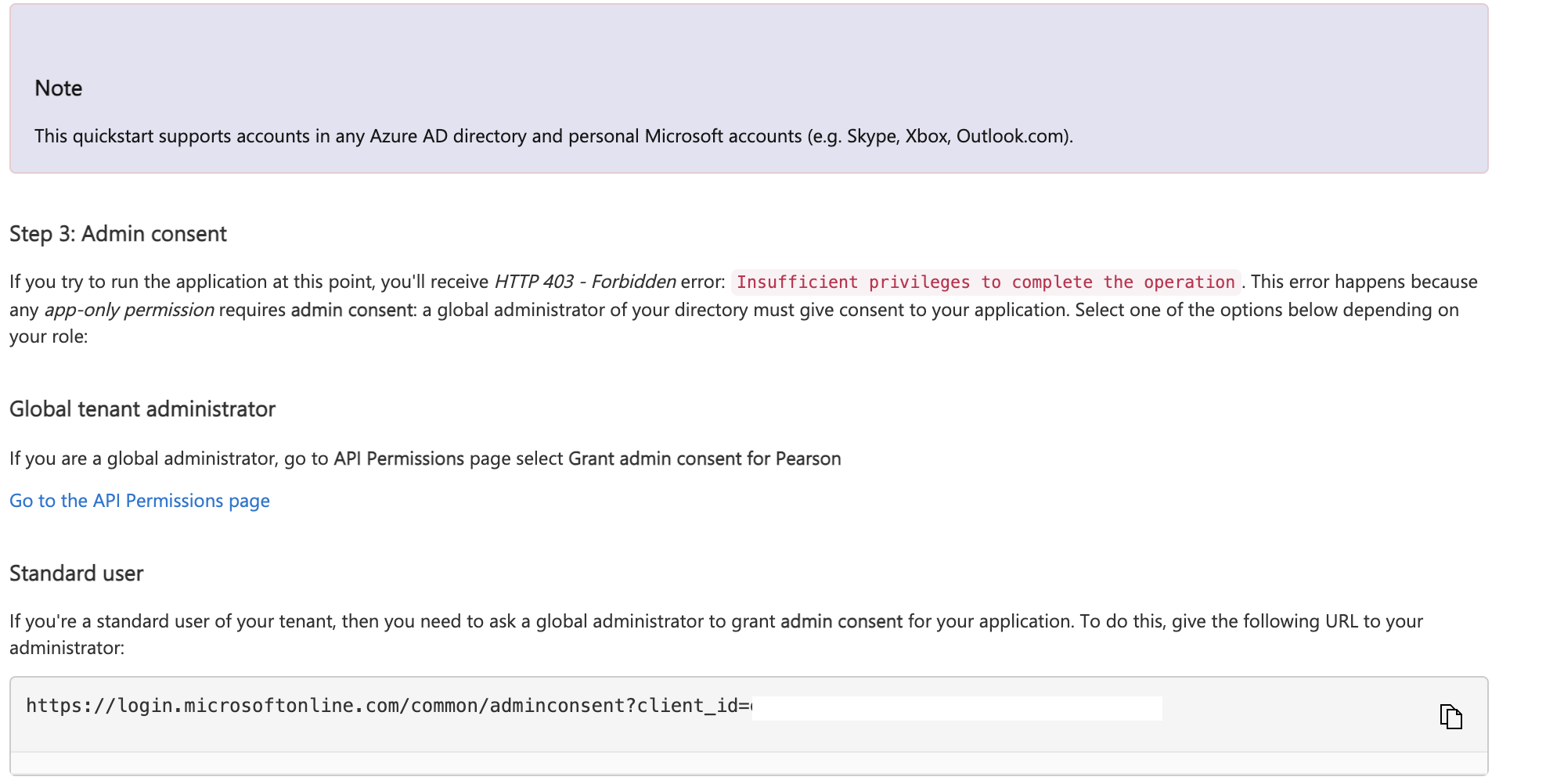 Failed to load one or more resources due to no access, error code 403 -  Microsoft Q&A