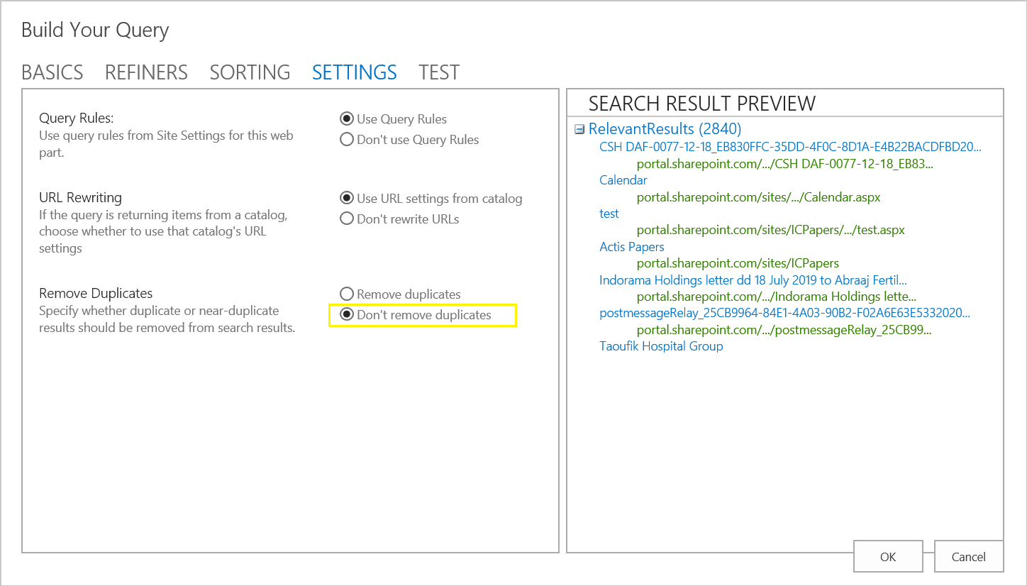 MS Graph search query searchHitsContainer Total incorrect - Microsoft Q&A