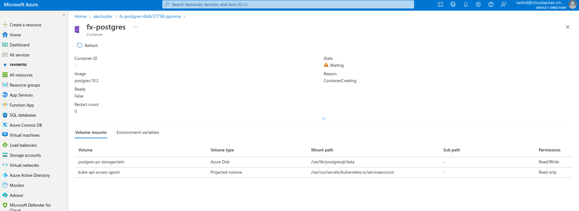 How to give permission or add a owner name to a disk in azure portal ...