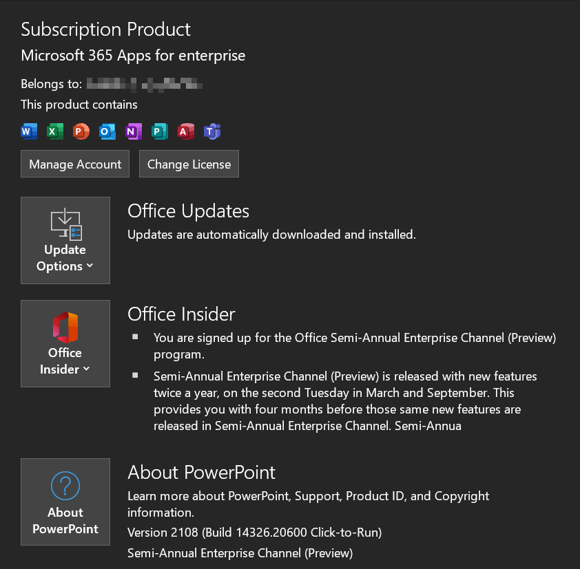 Microsoft forms inserted into powerpoint slide keeps loading and has ...