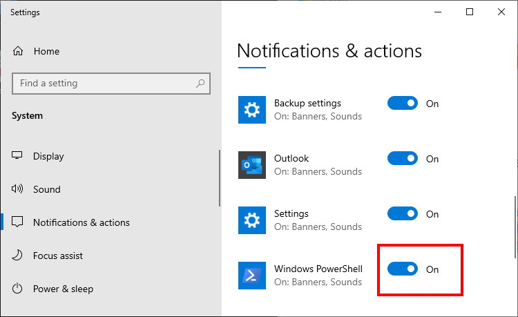 Disable turning off Windows 10 notifications - Microsoft Q&amp;A