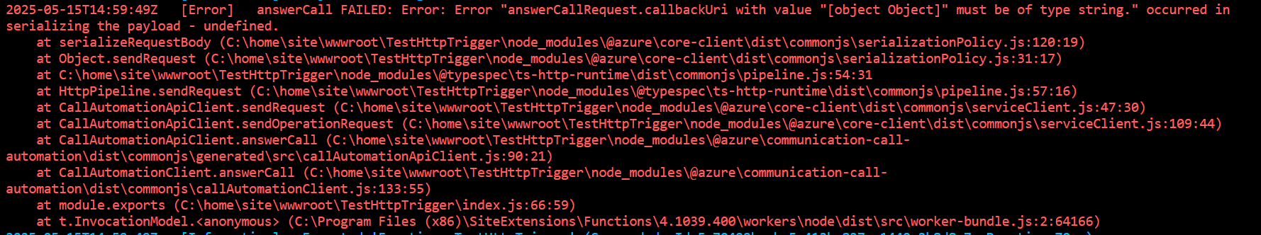 Missing Cognitive Service Configuration in voice calling JavaScript ...