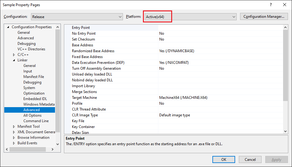Change Visual Studio 2019 Inherited Executable directories in C++