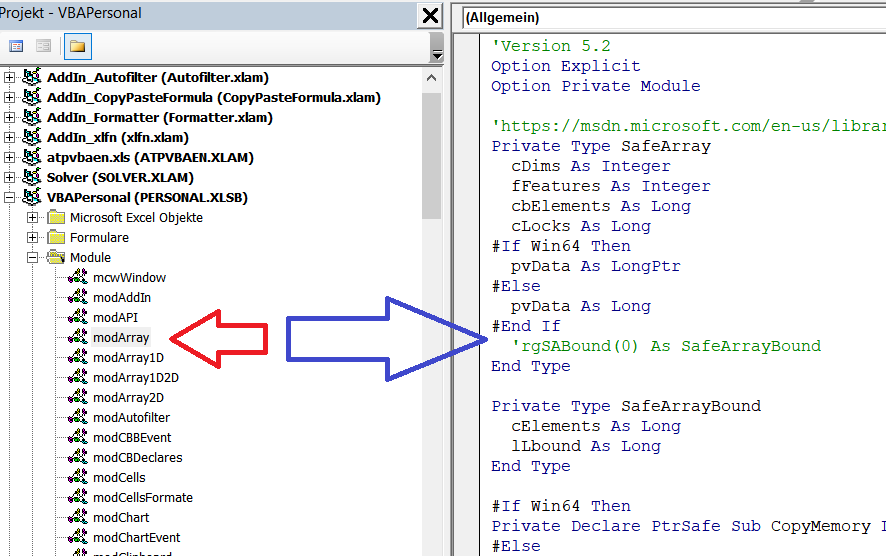 VBA code in Personal Workbook - Microsoft Q&A