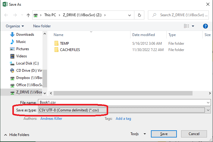 How to save a CSV File with UTF8 encoding in Excel 2016? - Microsoft Q&A